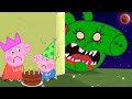 Peppa Zombie Apocalypse, Peppa Becomes a Test Subject Giant Zombies | Peppa Pig Funny Animation