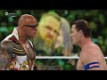 The Rock vs John Cena - Wrestlemania 40 (Live Crowd Reaction)