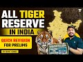 [Environment] All Tiger Reserve in India | Quick Revision for UPSC Prelims 2024 | Sumit Konde