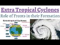 (P14C10) What are Extra-Tropical cyclones and how they form at fronts in Mid-latitudes ?