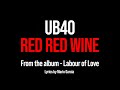 UB40 Red Red Wine (Lyrics)