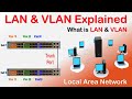 What is LAN | What is VLAN (Virtual LAN) | Difference between LAN &VLAN  | LAN & VLAN Explained