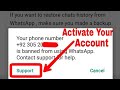 Whatsapp Number Banned , Problem Slove , 2018