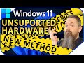 New Method For Windows 11 Unsupported PCs (Easiest Yet)