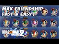 Max Out Mentor Friendship Fast & Easy | Dragon Ball Xenoverse 2 |