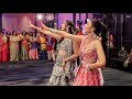 Beautiful Sangeet Dance Performance by the Bride and her Sister - Indian Wedding 4K