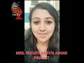 Mrs. Ruchita Mehta Ashar| Finalist | Perfect Mrs India |  Happy Rakshabandhan