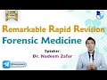 Forensic medicine Rapid Revision by Dr Nadeem : Remarkable Rapid Revision series FMGE and NEET PG