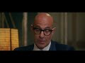 A Connaught Martini cocktail with Stanley Tucci