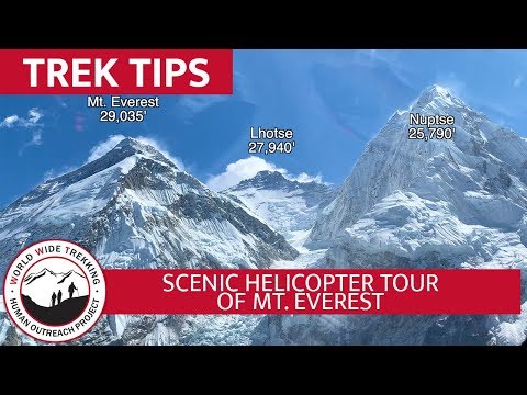 Helicopter Tour of Mt. Everest Stunning Views of Himalayas in Nepal Trek Tips