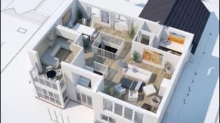 Build a House Animation Simple Video Construction Buildings Work New Technology 2017 #ALN