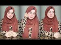 Requested hijab style with glass || New hijab tutorial 2023