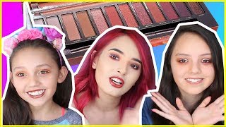🌙 PROBANDO LA NUEVA NAKED HEAT CON MIS HERMANAS!