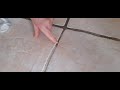 Clean the tile joints and the floor with natural products