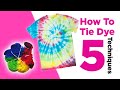 How to Tie-Dye at Home Like a Pro - Try These 5 Easy Techniques!
