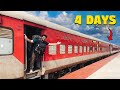 I spent 4 Days Inside INDIA'S LONGEST TRAIN (78+ Hours)  🚂