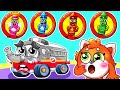 Funny Elements Drawing Pencil🤩Crayons Lost Color🚑 Nursery Rhymes & Kids Songs By Kiddy Cars