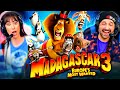 MADAGASCAR 3: EUROPE'S MOST WANTED (2012) MOVIE REACTION! FIRST TIME WATCHING! Full Movie Review
