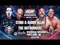 AEW Dynamite November 8th, 2023 STING'S FINAL PORTLAND OREGON MATCH! with Darby Allin vs. Outrunners