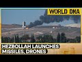 Hezbollah launches drones & missiles on Israel after Commander killed, 14 Israeli soldiers injured