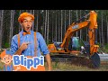 Excavator | Blippi Songs 🎶| Educational Songs For Kids