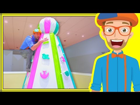 Indoor Playground and Trampoline Park with Blippi