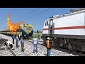 Loco Failed of MEMU TRAIN & Rescue BY WAP-7 :-: Train simulator