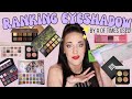 Ranking the EYESHADOW PALETTES I Used in March by TOTAL # Of Uses!