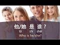 How to Recognize People "Who is she?” in Chinese - Day 9 tā shì shéi (Free Chinese Lesson)