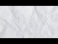 Crumpled White Paper, Motion Background / No Copyright Video
