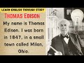 Thomas Edison/Story in English / Learn English Through Story /English learning/ Learn English