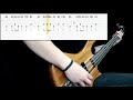 Metallica - One (Bass Cover) (Play Along Tabs In Video)