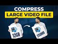Compress Large Video Without Losing Quality | Compress video | How to compress a video