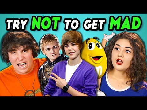 COLLEGE KIDS REACT TO TRY NOT TO GET MAD CHALLENGE 2