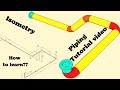 Piping İsometric Tutorial Video. Pipe Engineering