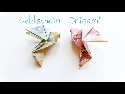 Video schmetterling geldschein falten Origami Geldscheine