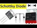Learn how to test the Schottky diode with a multimeter