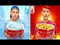 Hot vs Cold Challenge with Ivan and Maria