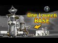 Building a Mining Base in ONE Launch! - KSP