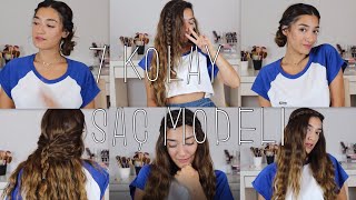 OKULA DÖNÜŞ | 7 FARKLI KOLAY SAÇ MODELİ