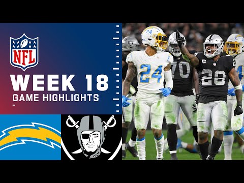 Chargers vs. Raiders Week 18 Highlights NFL 2021