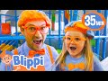 Blippi and Hometown Hero Layla Visit an Indoor Playground! | BEST OF BLIPPI TOYS!