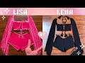 Lisa or Lena 💝 (Would you rather) | Pink or Black 🎀