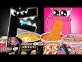 Convenience Store BLACK PINK Food Mukbang x Alphabet Lore Animation | Mukbang ASMR