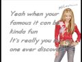 Hannah Montana - The best of both Worlds [w/Lyrics] HQ