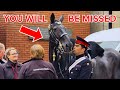 A KISS GOODBYE FROM THE HOUSEHOLD CAVALRY ♥️