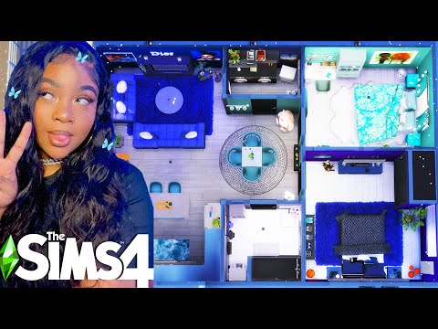 The Sims 4 but Every Room is a Different Shade of BLUE 💎