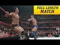 FULL-LENGTH MATCH - Raw - Ken Shamrock vs. The Rock - Intercontinental Title Match