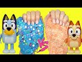 Bluey and Bingo DIY Slime Making and Mixing Tutorial! Crafts for Kids