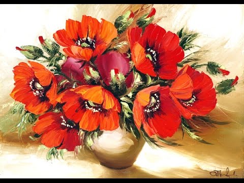 Мастер класс рисуем маки - youtube,youtube music,videos,youtube to mp3,utube,youtub